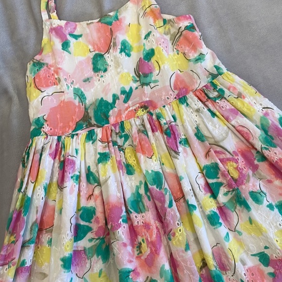 Gorgeous Floral Gymboree Dress Size 5 - Picture 2 of 4